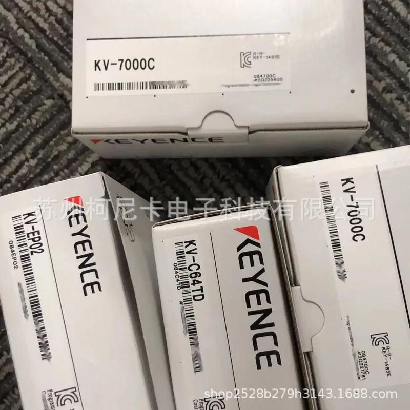 2025 Keyence PLC controller I/O เอาต์พุตหน่วย KV-B16RC KV-C64TD ใหม่เดิม