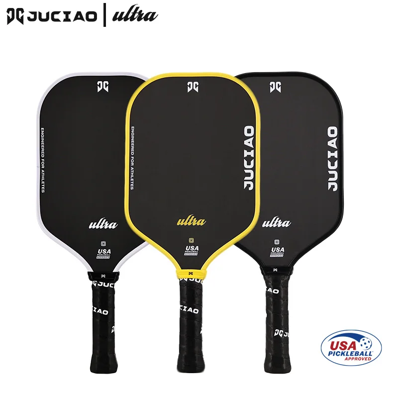 

JUCiA0 Ultra Gen3 Pro Series USAPA Approved Thermoformed T700 Raw Carbon Fiber Pickleball Paddle For Power& Spin (16MM)