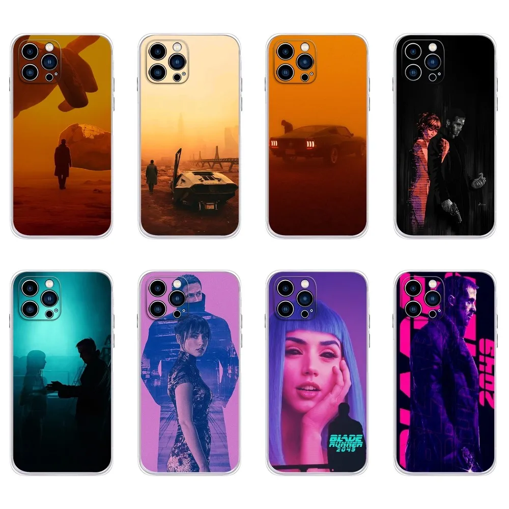 

B-Blade R-Runner 2049 Phone Case For IPhone 15,14,13,11,12 Pro Max Mini X XR XS 7,8 Plus SE Transparent Cover