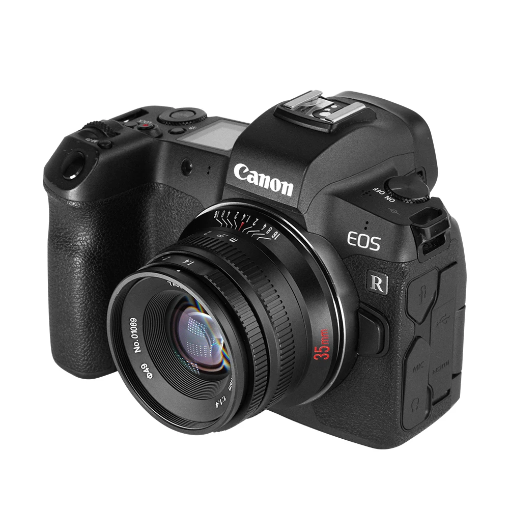 7artisans 35mm F1.4 Mark II APS-C Groot diafragma Handmatige Prime Lens voor Sony E ZVE10 A6000 Fujifilm FX X-T1 X-T4 Olympus/Panasonic Micro 4/3 E-PL1 Lumix G85/DC-GX9 Nikon Z50 Z fc Canon RF