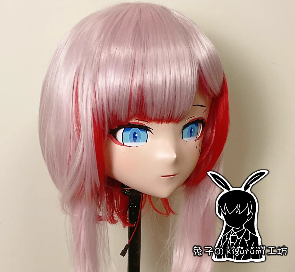 

(RB2405)Customize Full Head Quality Handmade Female/Girl Resin Japanese Anime Cartoon Character Kig Cosplay Kigurumi Mask