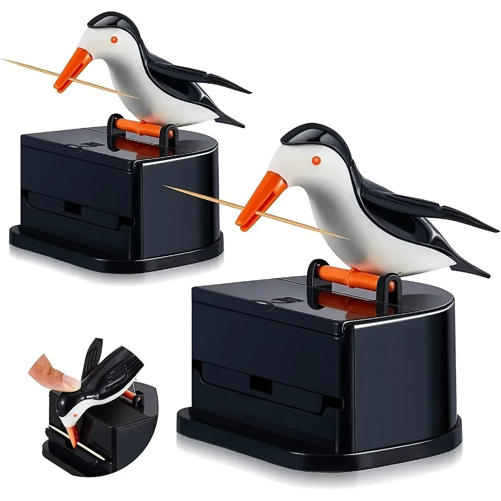 Creative Hummingbird Toothpick Dispenser Toothpick Holder High Quality Cleaning Teeth Automatic Bird Toothpick Storage Box