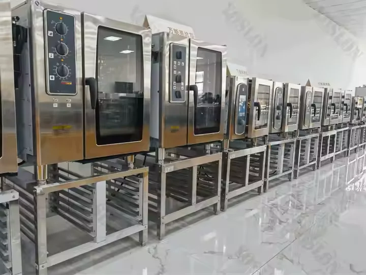 فرن كومبي تجاري من YOSLON لمطاعم الفنادق، 6 صينية باخرة للخبز الصناعي، خبز البط، معدات المخابز الجديدة