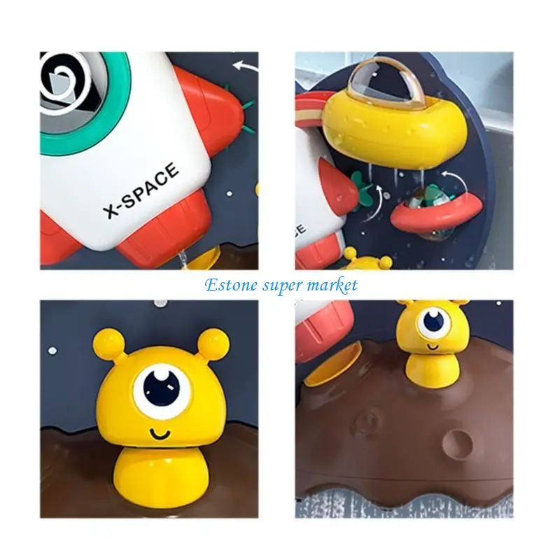 

090B Baby Bath Swim Bath Pool Toy Pipeline Shower Animal for Frog Bathroom Shower Bathtub Children for Play Water Game G