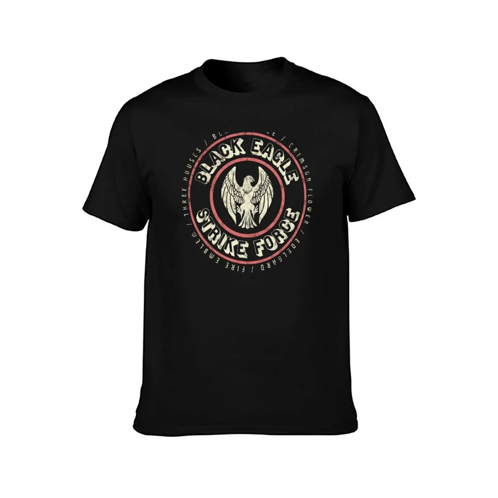 Fire Emblem Black Eagle Strike Force T-Shirt Gym Wear Breathable Short Sleeve Tee