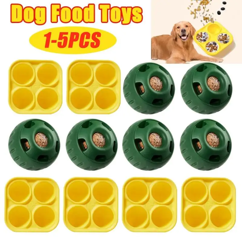 Dog Food Toys New Woof Pupsicle Refillable Easy Clean Natural Rubber Long Lasting Ball Simple Durable Silicone Mold Dog Supplies