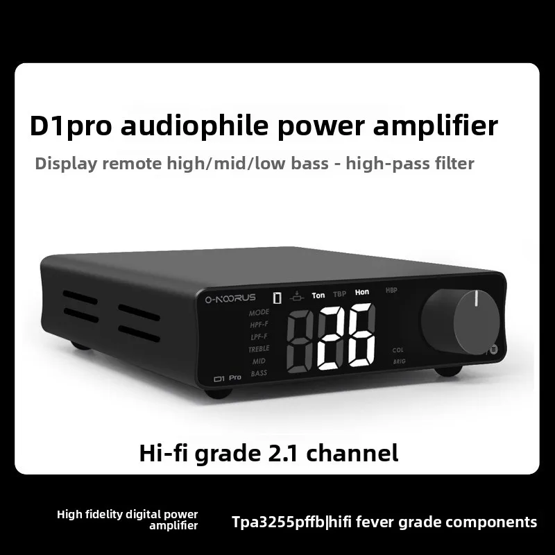 

Цифровой усилитель мощности D1pro TPA3255 PFFB, 2.1-канальный, стерео, чистое конечное ступеньное усечение.