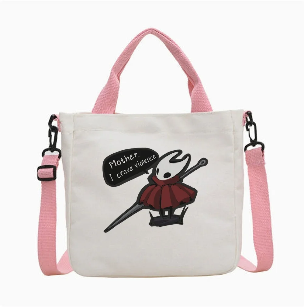 Hollow Knight tote bag einkaufstasche personnalisable sac cabas shoulder  foldable woman