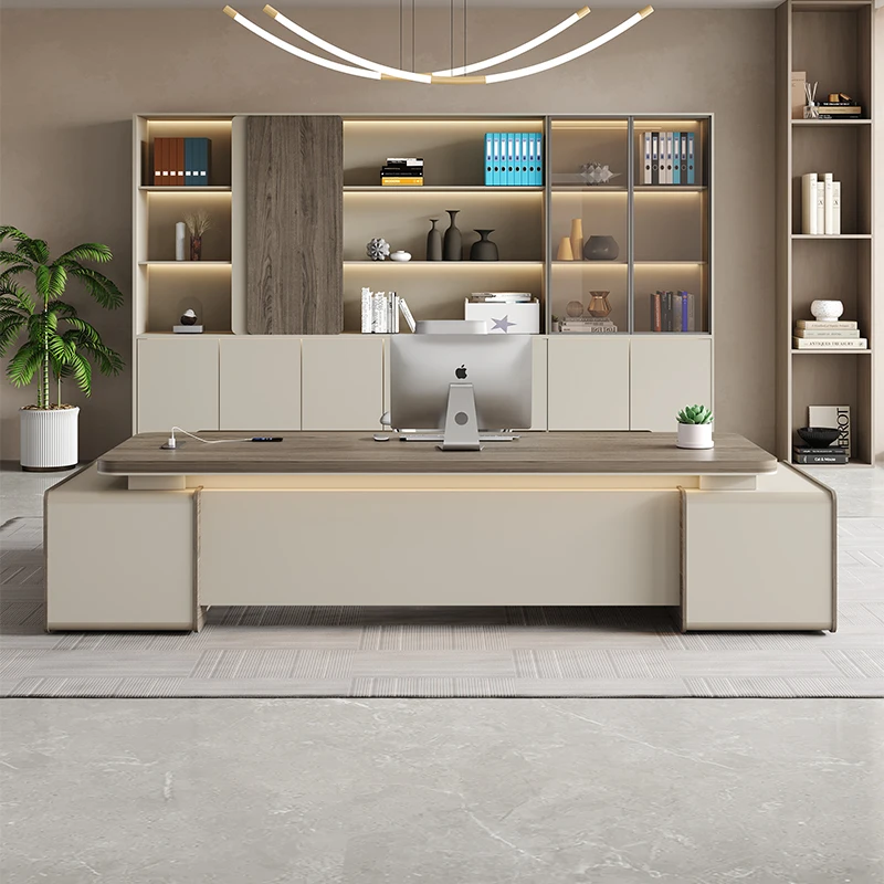 Work Organizer Computer Desks Reception Art High Quality Escritorio Computer Desks Modern Combination Escritorio Desk Furniture
