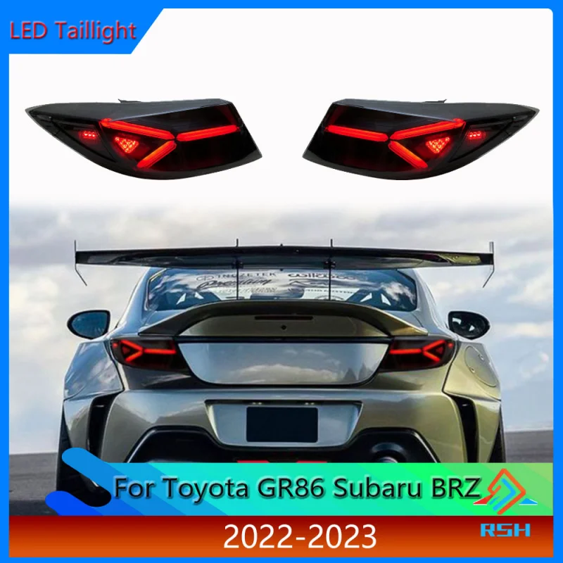 

Сборка задних фонарей для Toyota New GR86, Subaru BRZ, модифицированные светодиодные фары, стоп-сигналы, поворотники, противотуманные задние фонари, Plug And Play