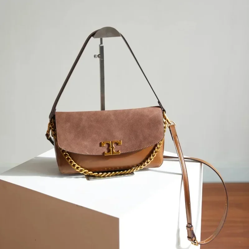 

2025 Unique New Handbag, Crossbody Bag, Vintage Leather Wallet Strap, Detachable Chain Strap, Women's Luxurious Dinner Party