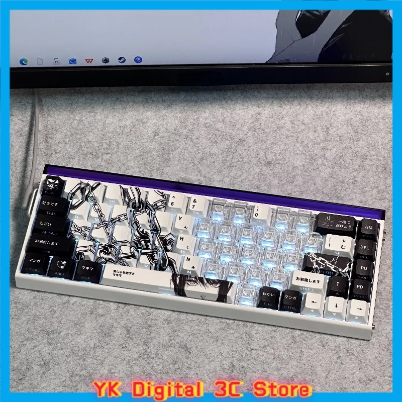 Makima Chain Ver Themed Anime Keycaps Mechanical Keyboard PBT Customized Keycaps PC Gaming Keyboard Accessorie Collectible Gift