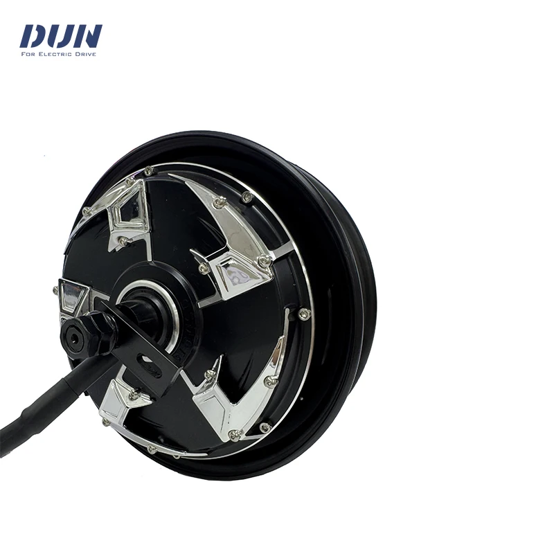 QS WP 4000W V4 10x2.15Inch 48V-96V 55H Brushless BLDC In-Wheel Hub Motor