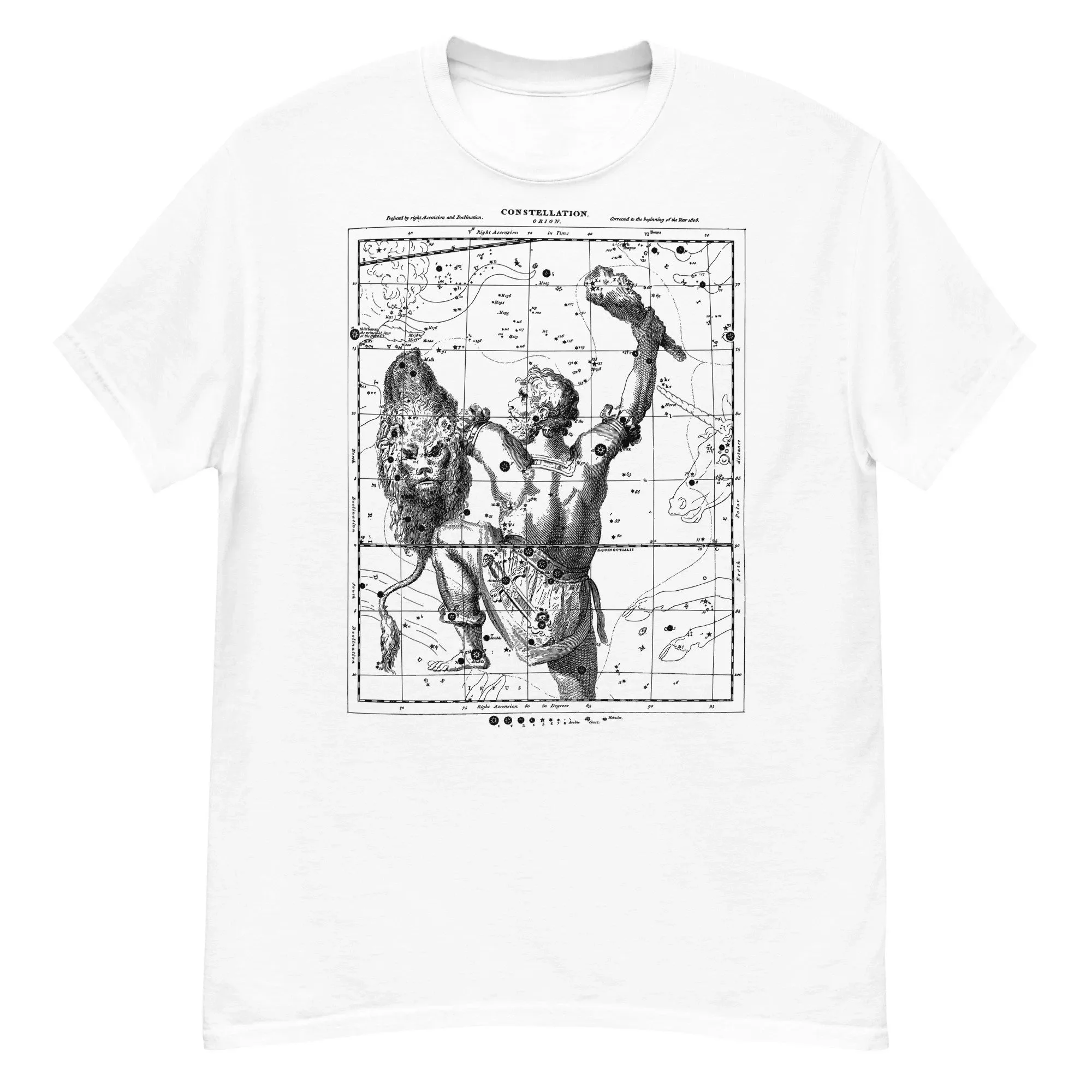 2026 Orion Constellation Map Aesthetic Astronomy Space T-Shirt Unisex
