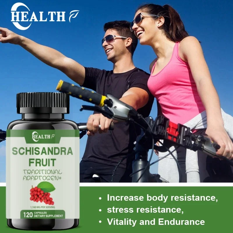 Schizandra Berry - Herbal Supplement For Stress And Liver Health - Helps The Body And Mind Relax With Natural Ingredients