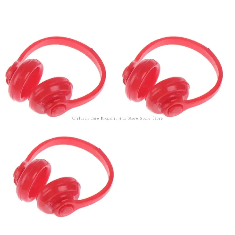 Miniatur -Computerraum -Kopfhörer -Requisiten mit für 1/12 Puppenhäuser -Modellanzeigen