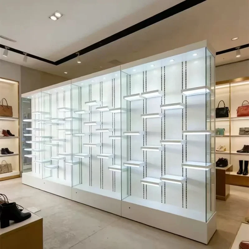 custom.Wig Display Furniture Wig Display Shelf Hair Salon Equipment Bag and Shoes Display Rack Hair Extension Display Stan