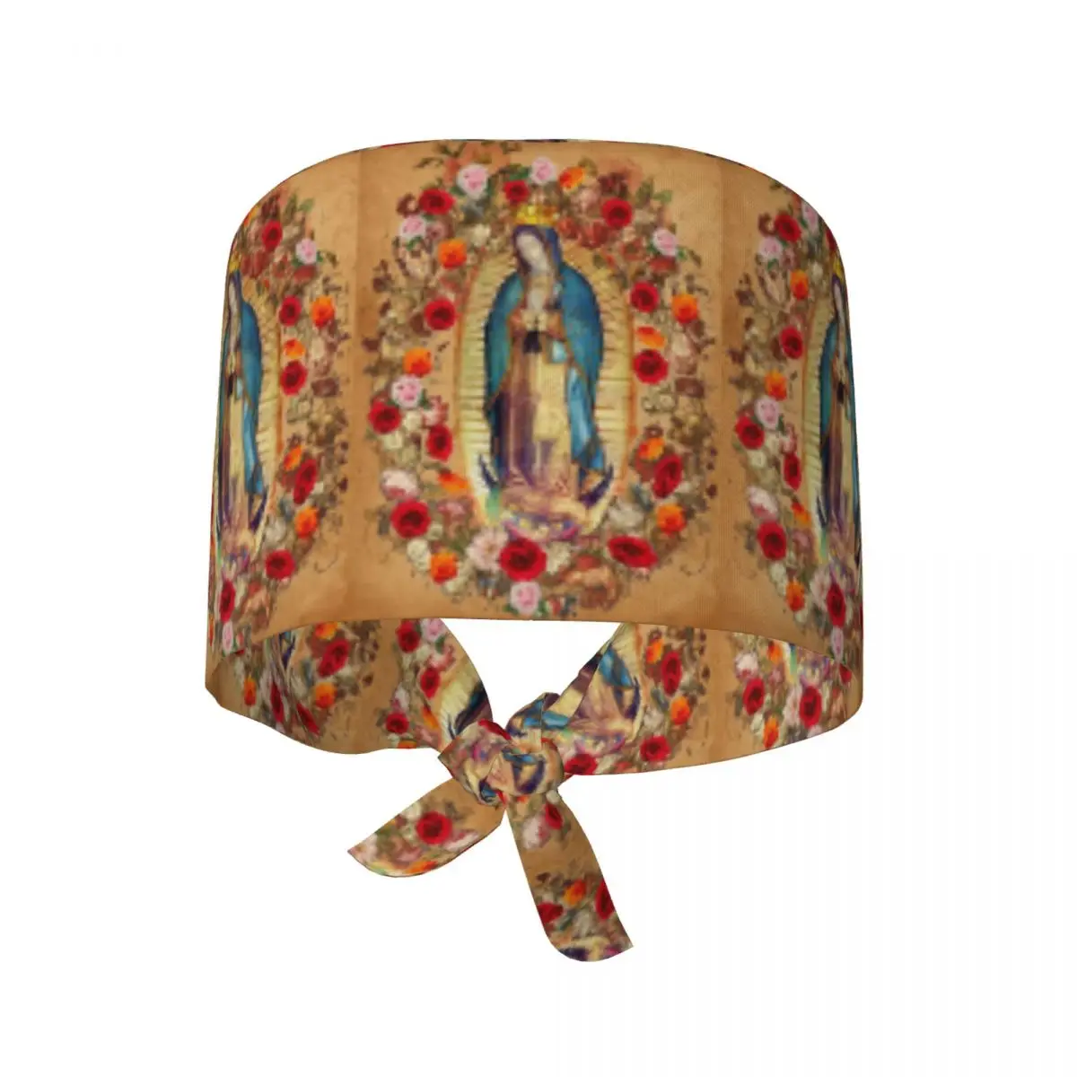 Our Lady Of Guadalupe Virgin Mary Catholic Mexic Scrub Hat Doctor Working Surgical Cap Adjustable Nursing Caps for Dentist