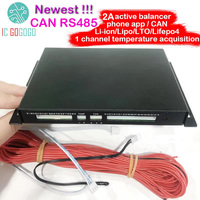 CAN Bus RS485 Protocol 2A Balance Battery Active Equalizer Bluetooth 2S ~ 24S Li-ion Lifepo4 LTO Balancer JK Jikong 72V 16S 48V