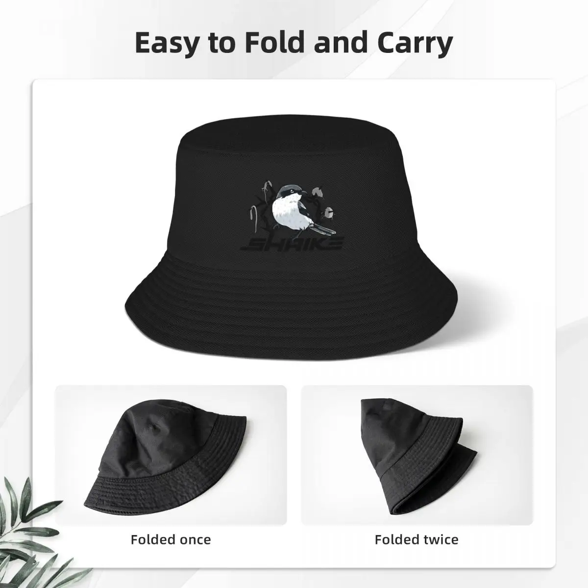 Loggerhead Shrike Bucket Hat, New In The Hat, Sun Cap, unisex
