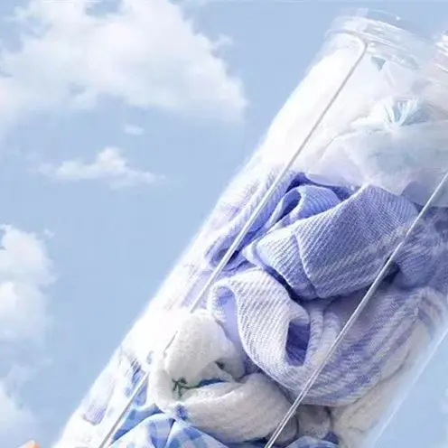 

Ящик для хранения веревки для волос, прозрачная коробка, косметический хлопковый ящик для хранения аксессуаров для волос, ящик для хранения шпильки, ящик для хранения мелочей