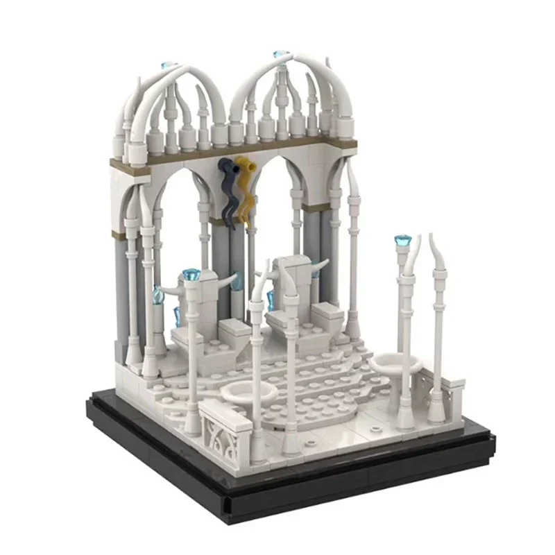 حلقة الفيلم نموذج Moc قوالب بناء صغيرة بوابة تكنولوجيا الصداقة وحدات كتل هدية عيد الميلاد اللعب لتقوم بها بنفسك مجموعات الجمعية #4