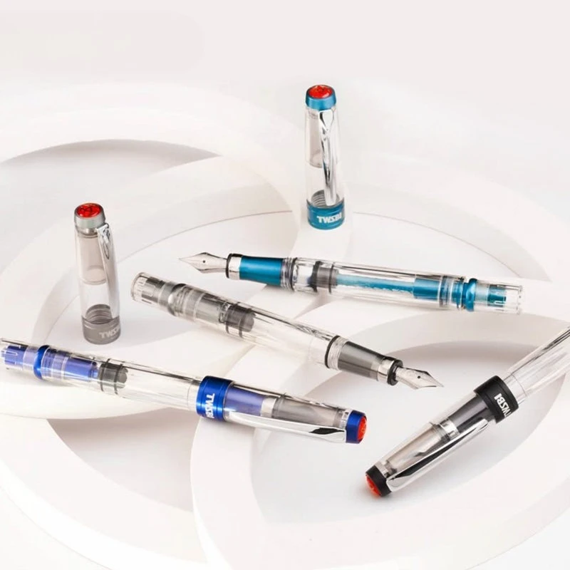 2026 TWSBI Diamond 580ALR Piston Fountain Pen Silver Student Beginner Writing Practice Anniversary Engraved Pocket Stationery