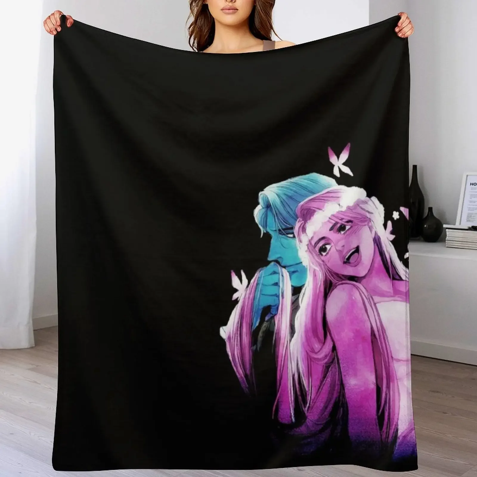 

Lore Olympus FanArt Tshirt - Lore Olympus Greek Mythology Sticker Throw Blanket Soft Plaid Cute Plaid Luxury St Blankets