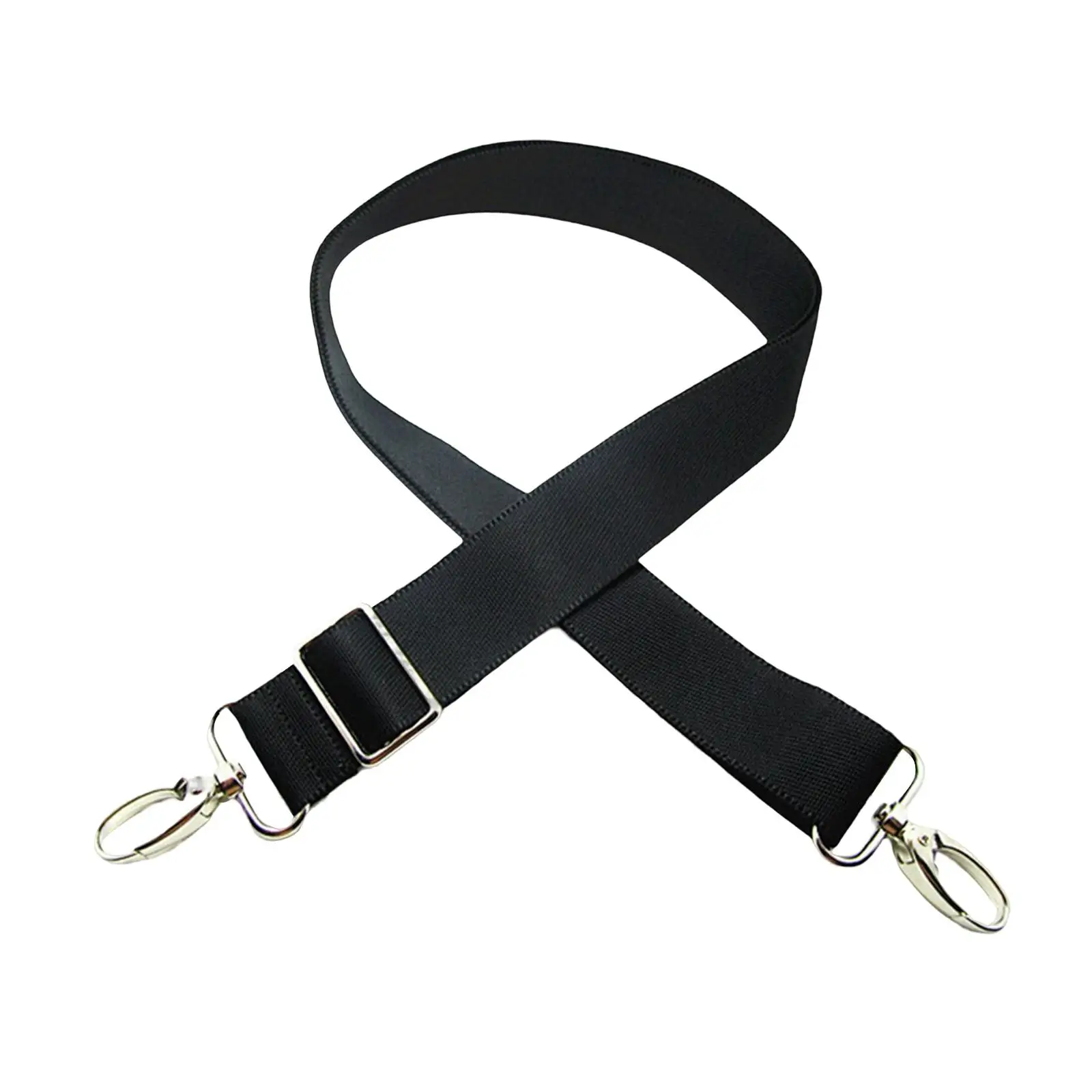Wide Adjustable Nylon Strap Replacement Shoulder Bag Detachable Purse Strap with Metal Hooks for Handbag Luggage DIY Making