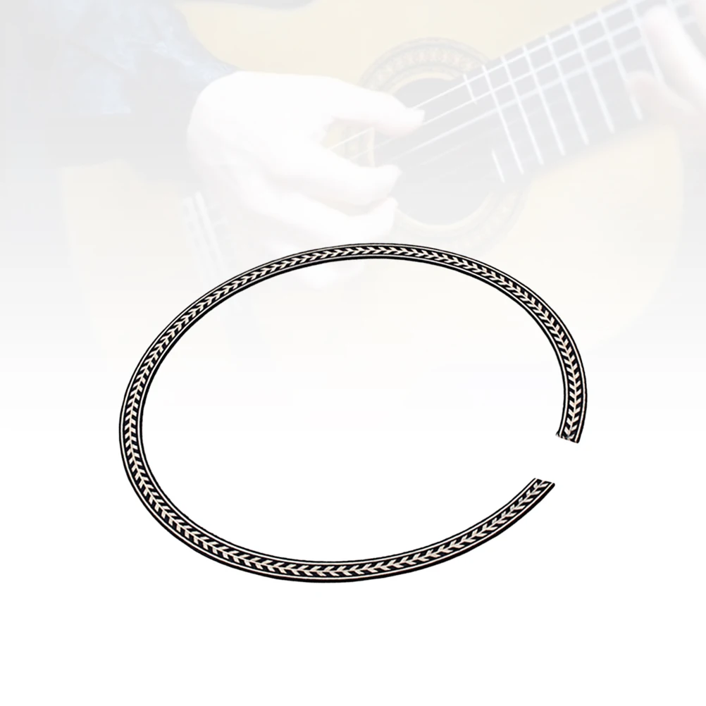 

Guitar Mouth Rosette Purfling Strips Roses Fretboard Stickers Wooden Decals Inlay