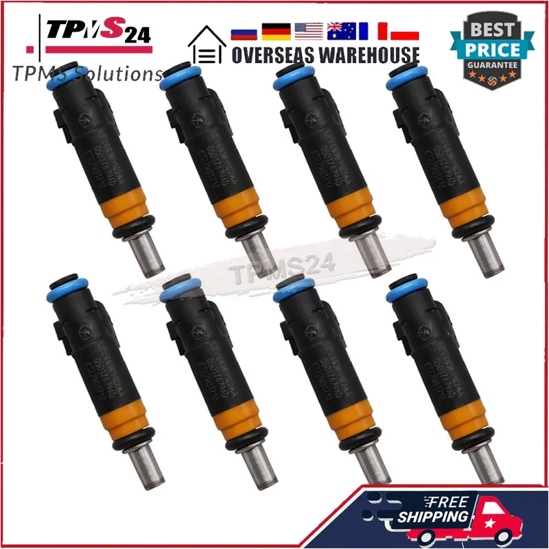 05037479AD Fuel Injectors For Chrysler 300 Aspen Dodge Challenger Charger Durango Jeep Commander Grand Cherokee Ram 1500 2500