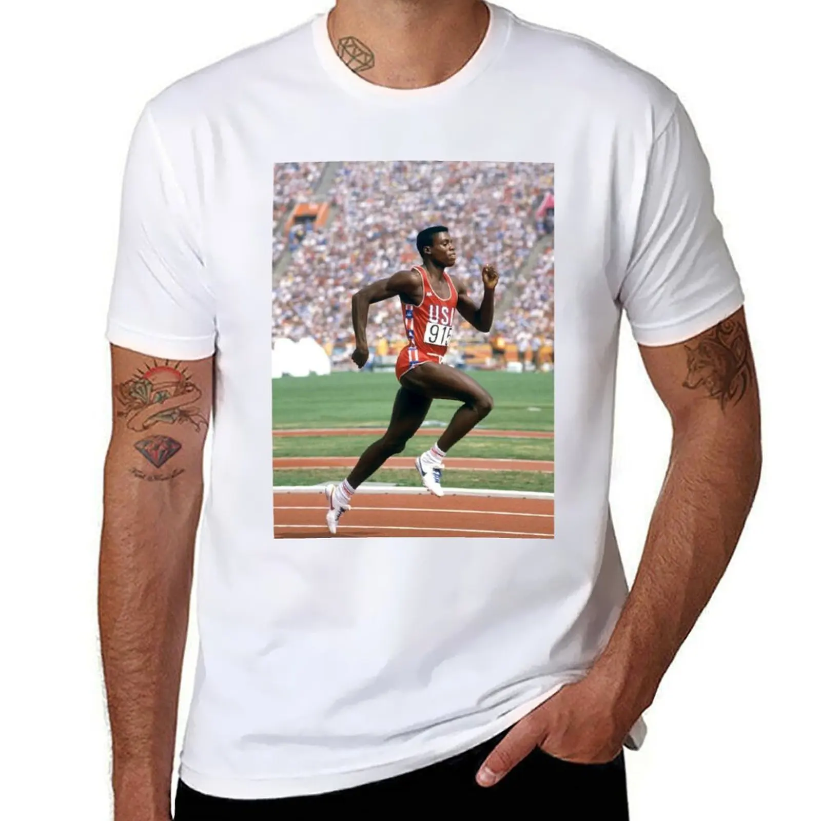 

Carl Lewis T-Shirt t shirts for man graphic vintage man graphic t shirt T-Shirt