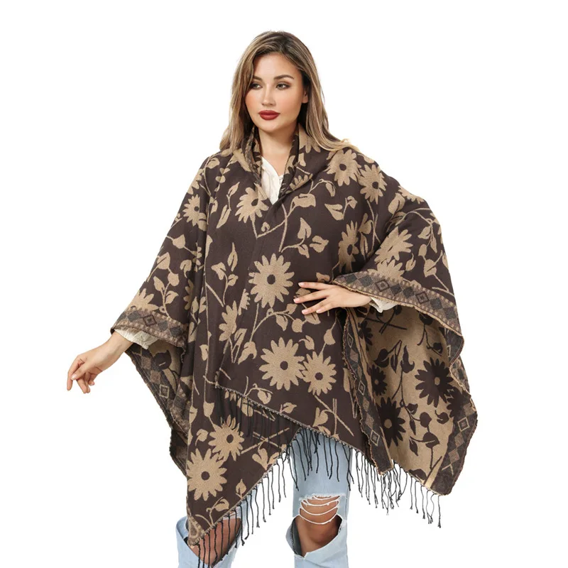autumn-winter-european-and-american-style-knitted-shawl-in-stock-split-amazon-warm-tassel-cape-foreign-trade-tassel-cloak