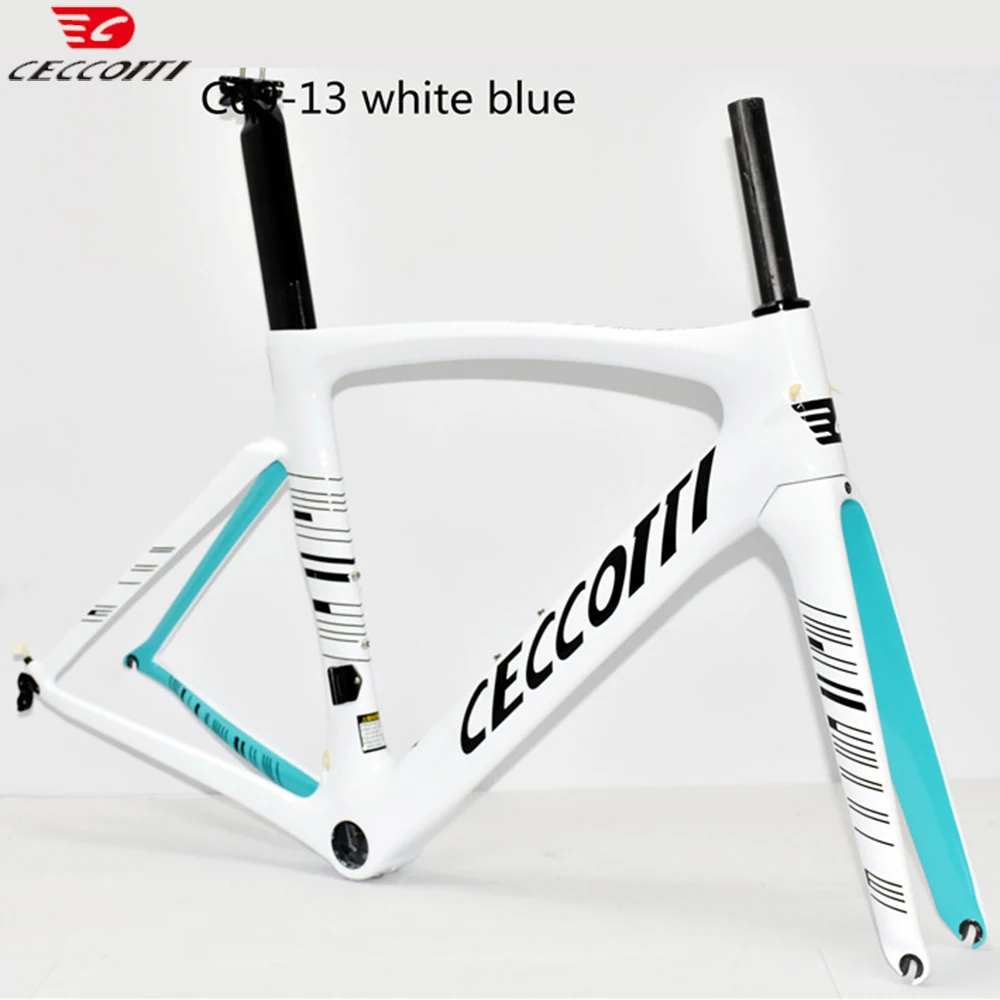 CECCOTTI-Ultralight UD Carbon Fiber Road Bike Frame, Racing Bicycle Frameset, Zero Profit, Aero Design Framework