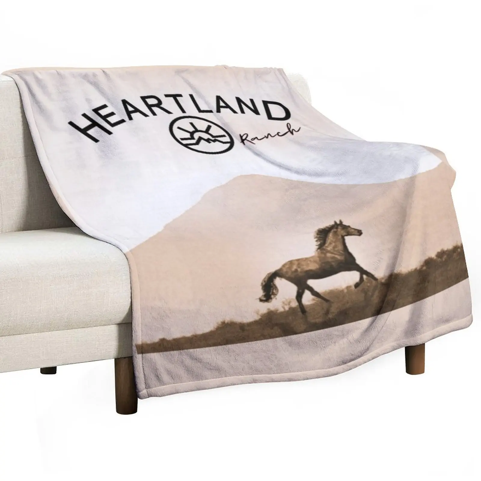 

Heartland Ranch , Heartland Horse Throw Blanket Comforter Luxury Thicken Summer Travel Blankets