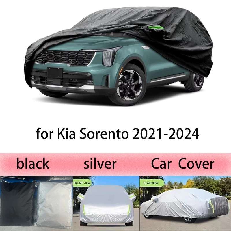 

Car Covers Custom Fit for Kia Sorento 2021-2024 Waterproof All Weather for Automobiles Rain Snow Sun Protector Indoor Outdoor