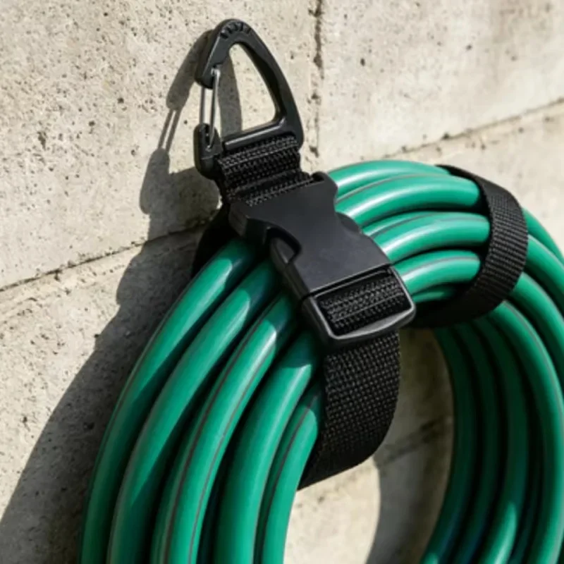 1/3pcs Multifunctional triangle buckle storage strap, wire and water pipe outdoor garage heavy goods sorting storage suspension