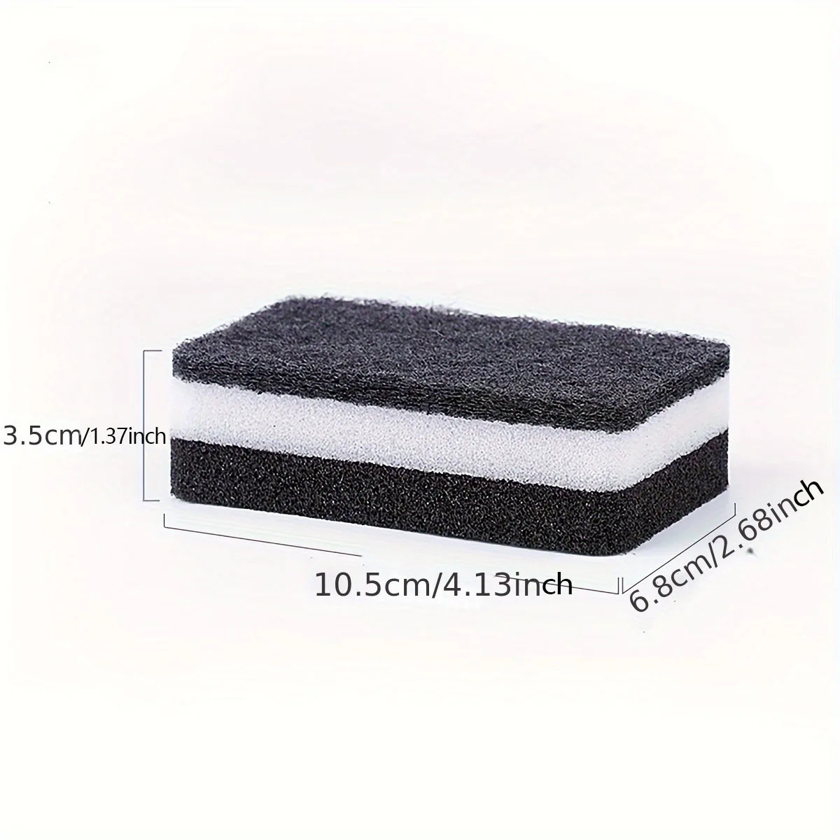 5/10pcs-Double sided cleaning sponge - durable and highly absorbent - very suitable for kitchen and household cleaning tools