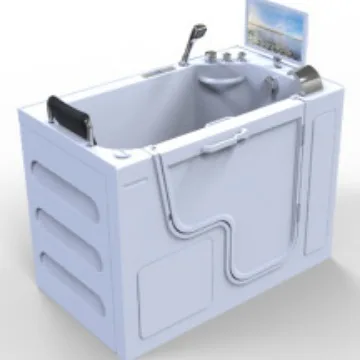 Accessible walk-in door sitting in surfing jacuzzi