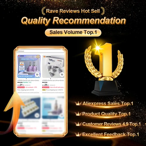 Imagen 2 del producto LODDEN laboratorio Dental disilicato de litio C14 bloques de cerámica de vidrio HT/LT para CAD CAM Sirona Cerec chapa materiales de odontología 5 unids/caja