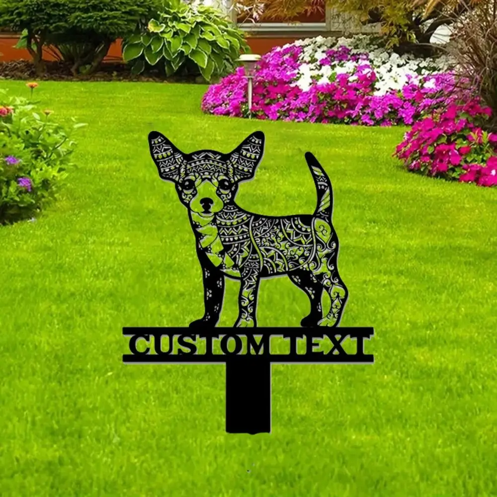 الجوف خارج تشيهواهوا حديقة ساحة تسجيل المكونات في مقاوم للماء عنوان الكلب تسجيل حصص الإبداعية دائم المعادن تشيهواهوا حديقة حصة