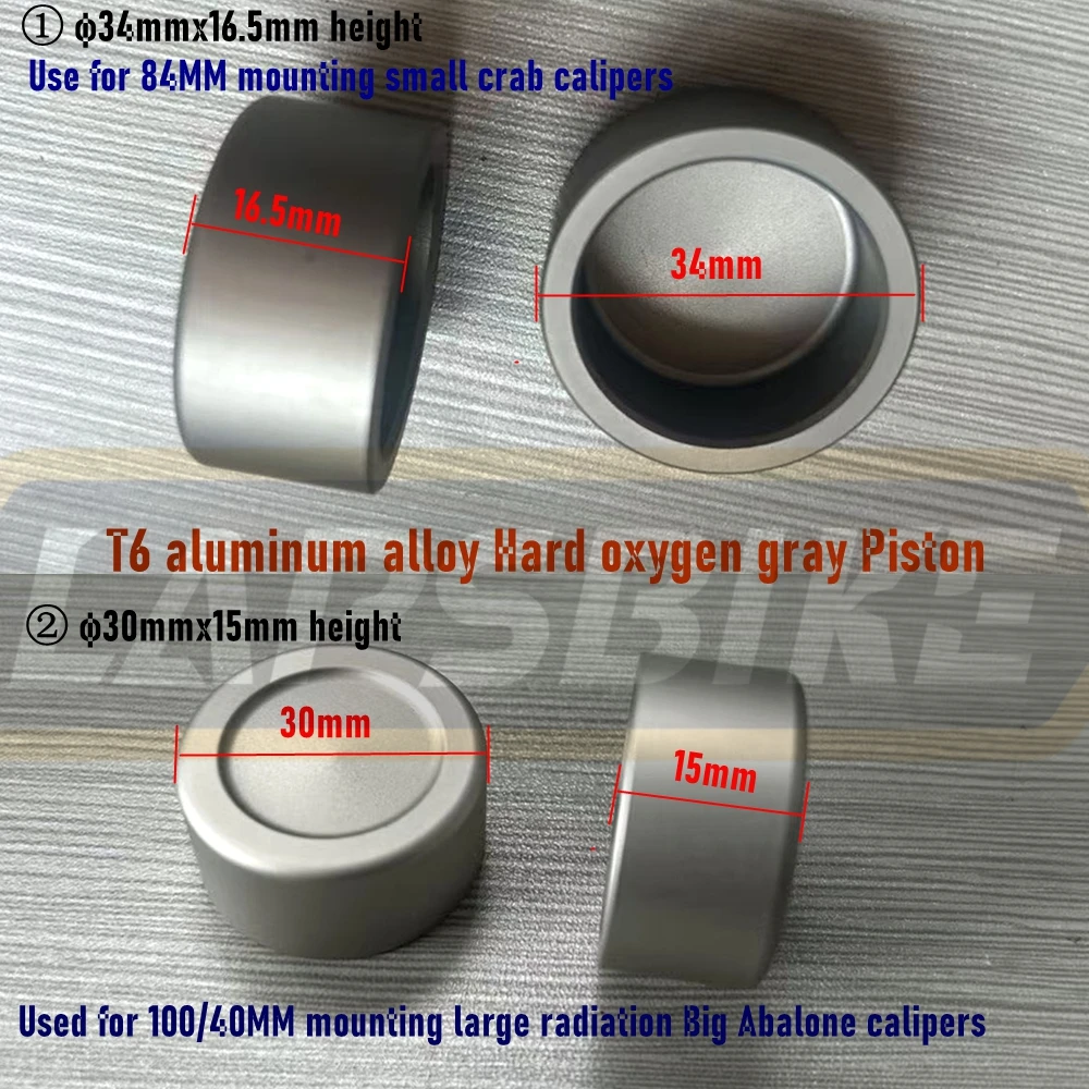 Motorcycle Brake Caliper Piston Hard Oxygen Aluminum Alloy 30MM-34MM For MINGZHE WEISHA UGR Frando 100/40/84mm Mounting Caliper - Image 3