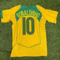 2025 New Arrival！ Classic Replica of Brazil National Team Pelé's No. 10 Retro Football Jersey