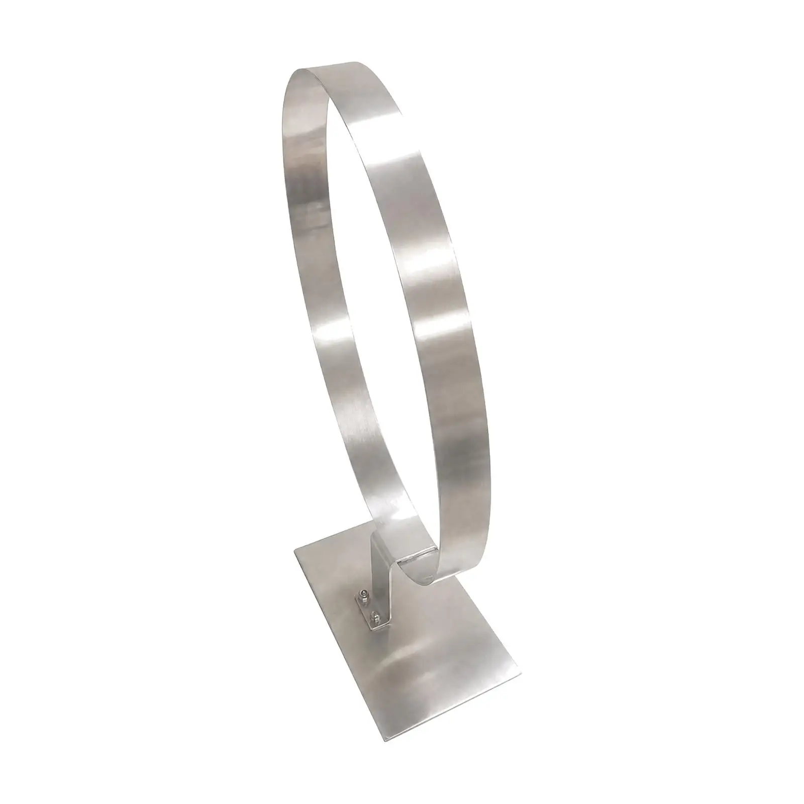 Single Belt Display Rack Stainless Steel Holder Stand for Home Showroom Counter