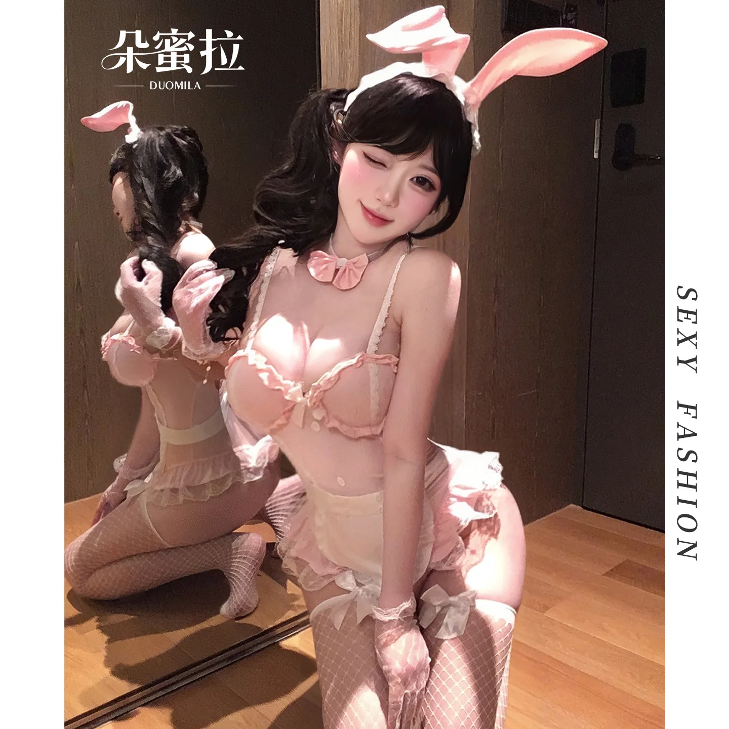 Sexy Cute Maid Elegant Pure Desire Sweet Cute Dress Charming Underwire Hot Uniform Date Nightclub Wear Bodysuits Casual S0GH