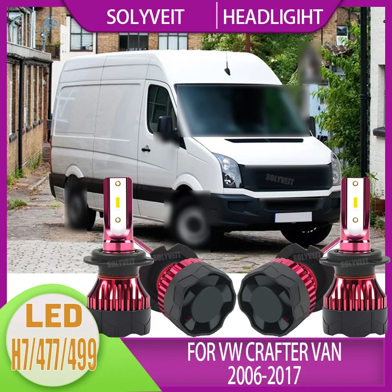

High-Efficiency 12v 499/477/H7 Car Headlight LED Kit Replace For VW Crafter Van 2006 2007 2008 2009 2010 2011 2012 2013-2017