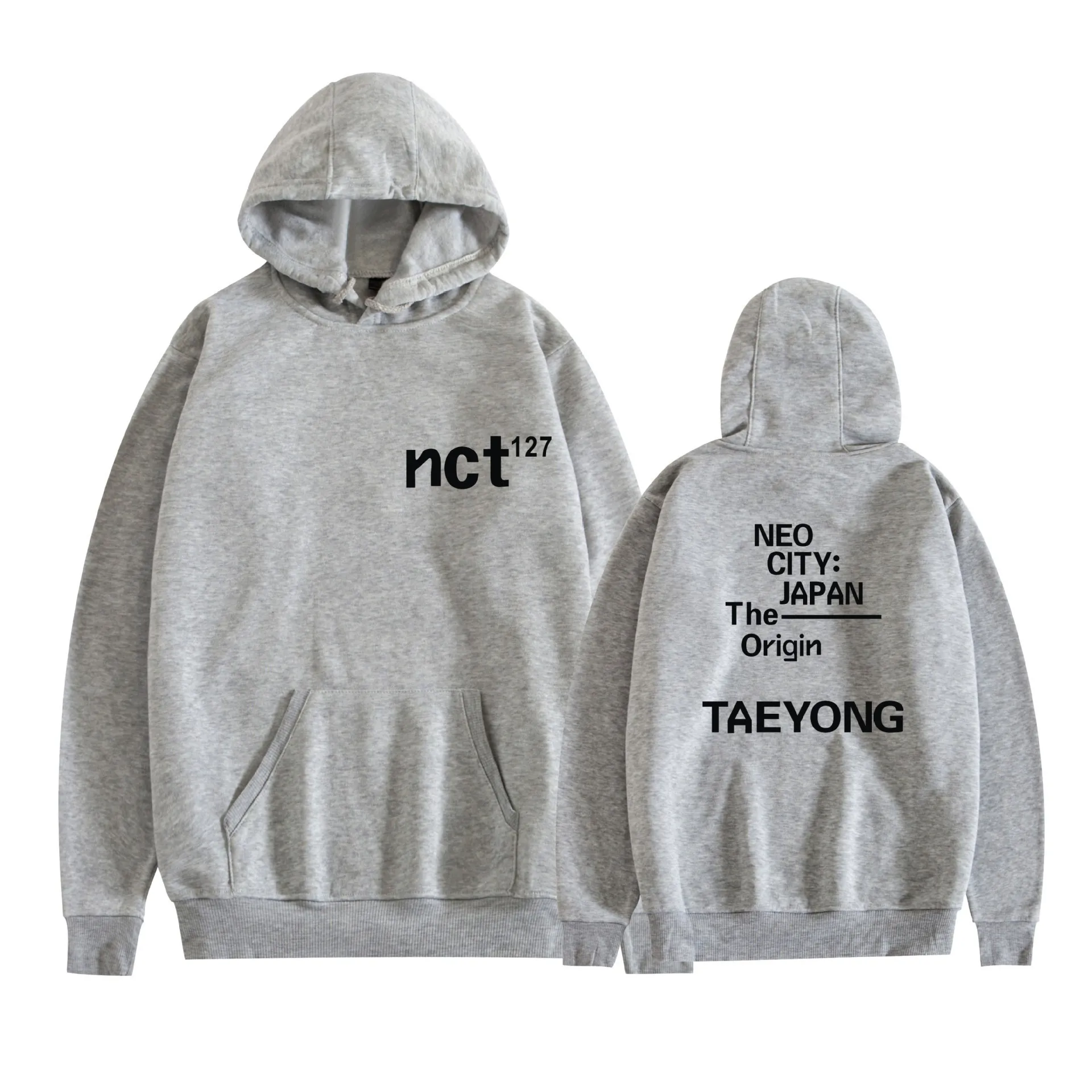 2024 New NCT 127 Peripheral Zheng Zaiyuan Unisex Hoodie Support Clothing Printed Large Fleece Pullover Hoodie Coat