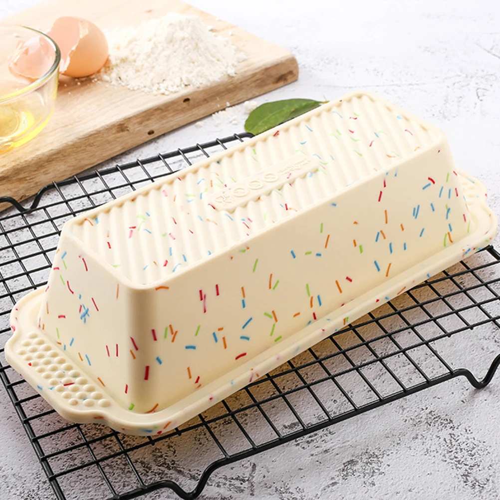 

Two-color Cake Mold Bread Mould Silicone Pans for Baking Long Loaf Sandwich Food Molds Cast Iron Small