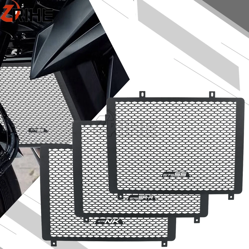 

CNC For CFMOTO 675NK 675SR-R NK675 675 NK SS SRR Motorcycle Accessories Radiator Grille Guard Protection Cover 2024 2025 2026