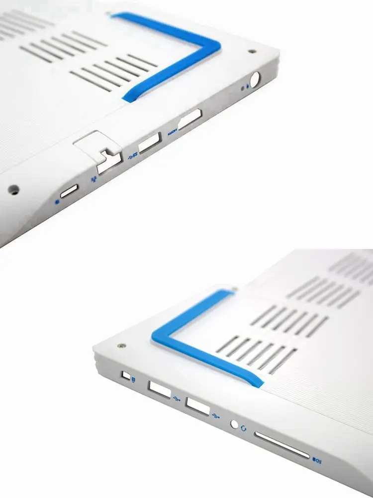 New For DELL G3 15 3500 3590 P89F 0HWPRT 0C6JN0 0JRPM2 Laptop Bottom Cover Case Lower Base Shell Blue White Case Replacement